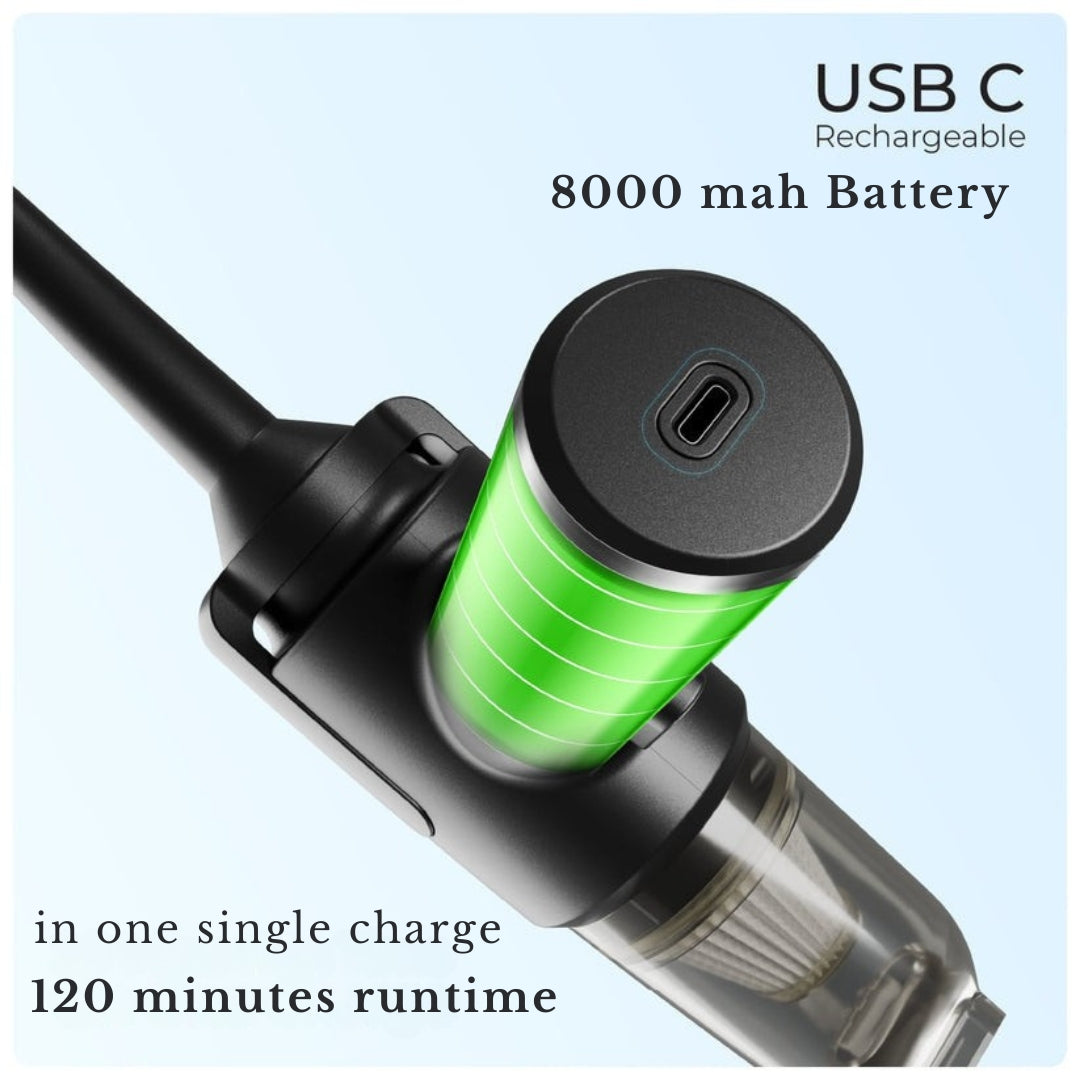 Portable Air Duster 3 in 1 Wireless Vacuum Cleaner
