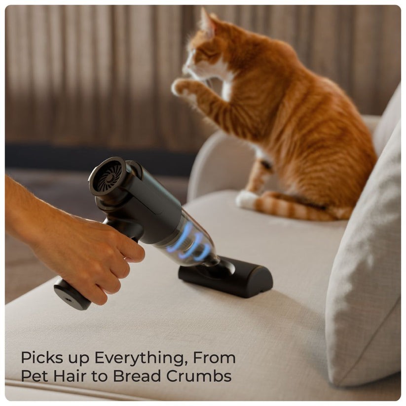 Xech | 9000Pa Turbo Suction Cleaner | Cordless & Compact Design | Dual Function for Car, Home, office  & More