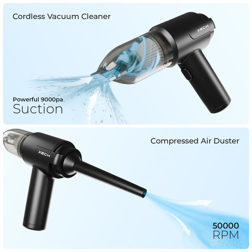 Portable Air Duster 3 in 1 Wireless Vacuum Cleaner